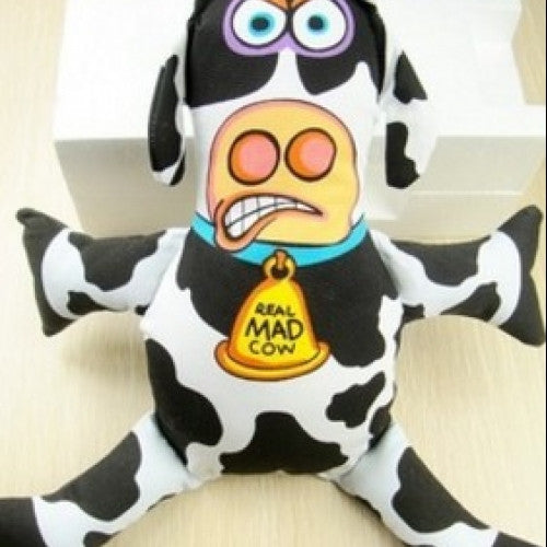 Pet toy cow fatcat big dog sound toys beads canvas